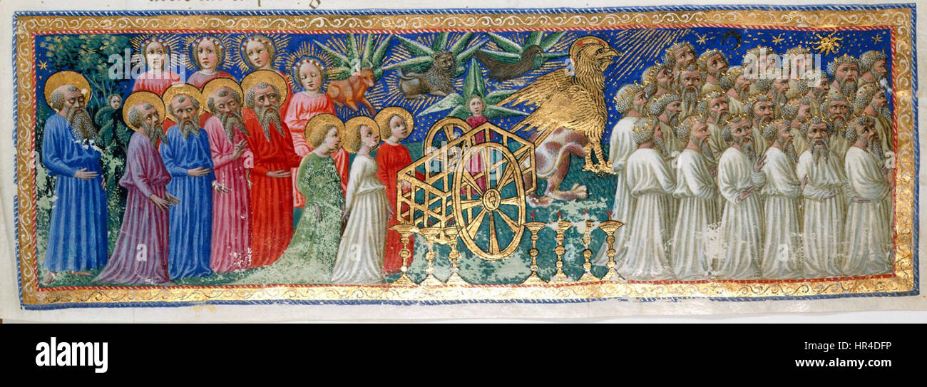 Priamo quercia dell, purgatorio 12 processione Banque D'Images