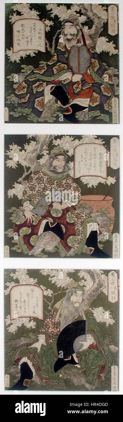 Liu Bei- numéro un, numéro deux- Guan Yu, Zhang Fei- numéro trois (5758870483) Banque D'Images