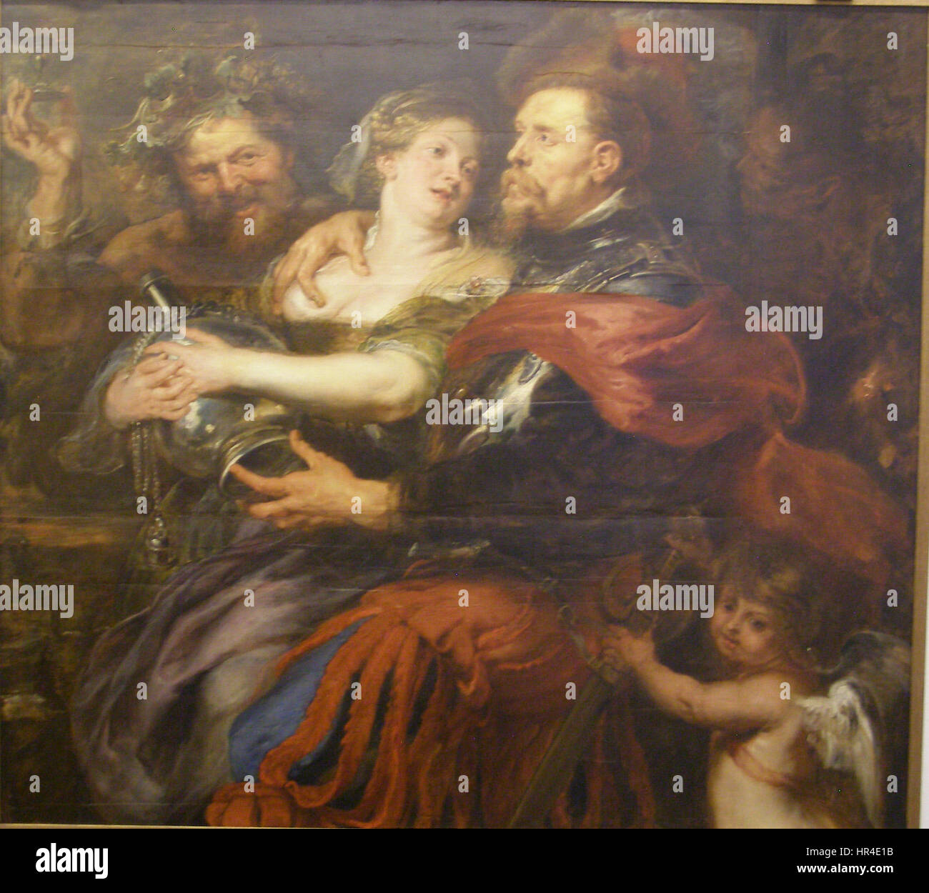 Peter Paul Rubens Venere e Marte Banque D'Images