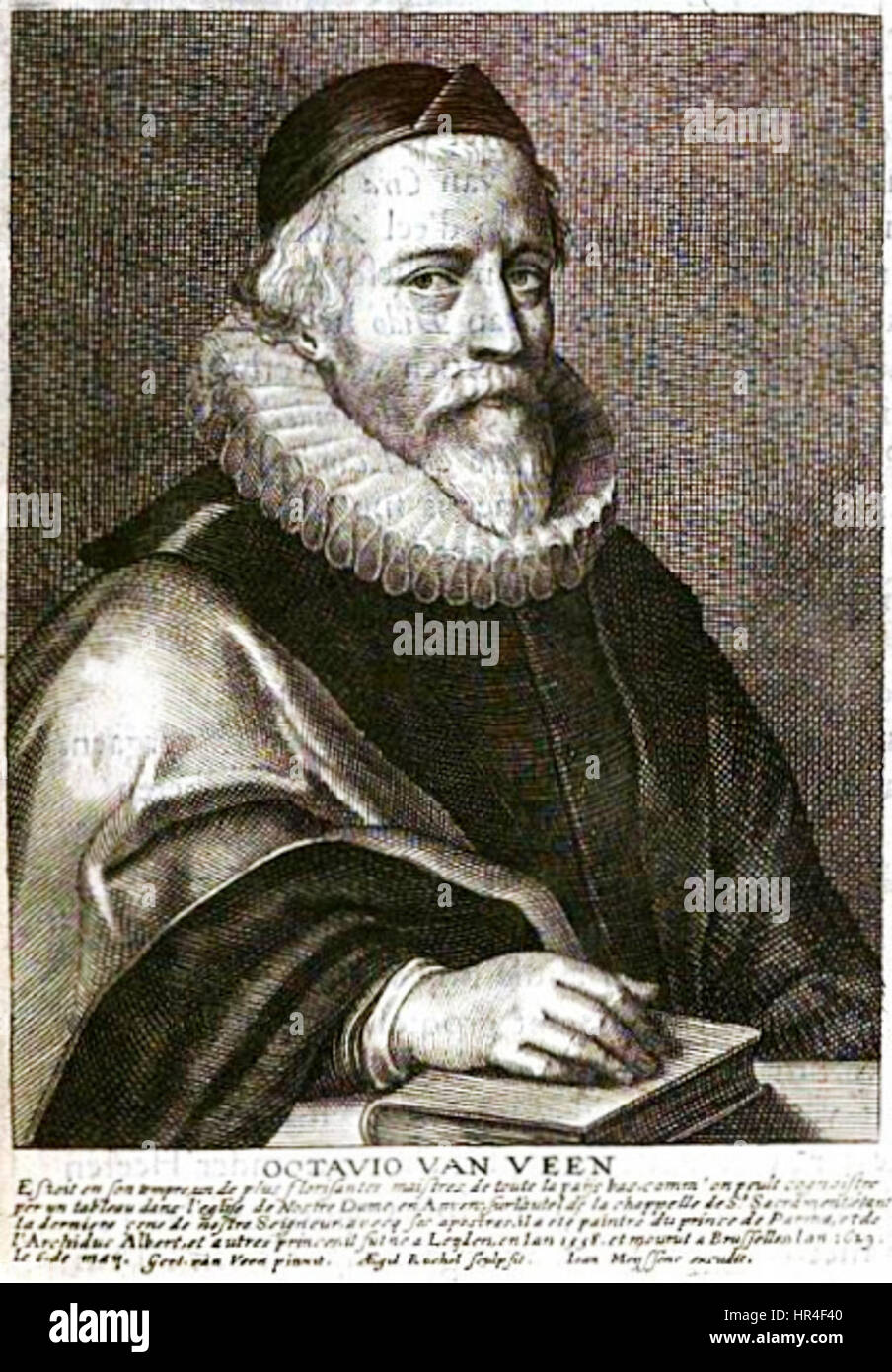 Octavio van Veen - het gulden cabinet Banque D'Images