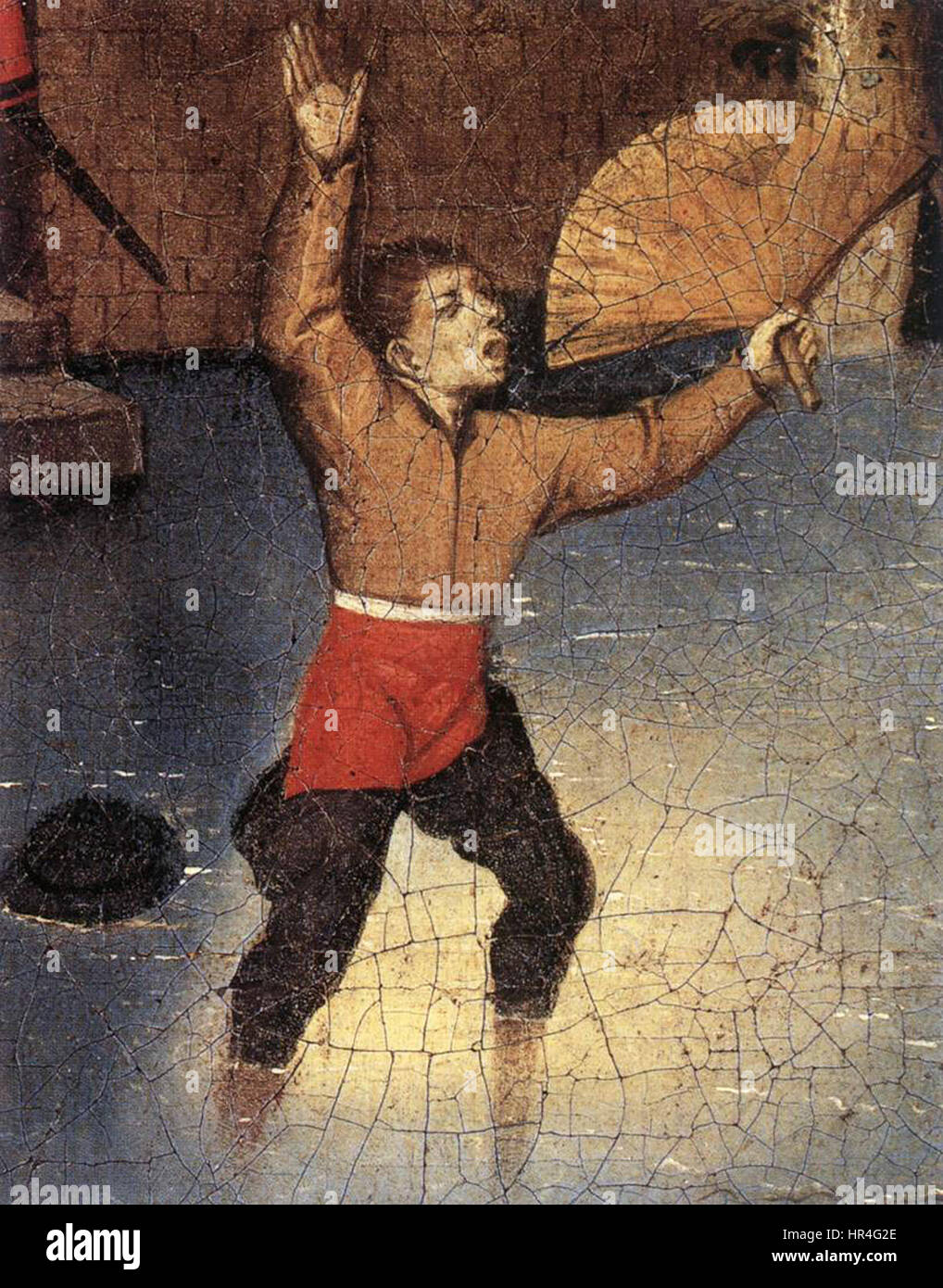 Pieter Brueghel le Jeune - Proverbes (détail) - WGA03629 Banque D'Images