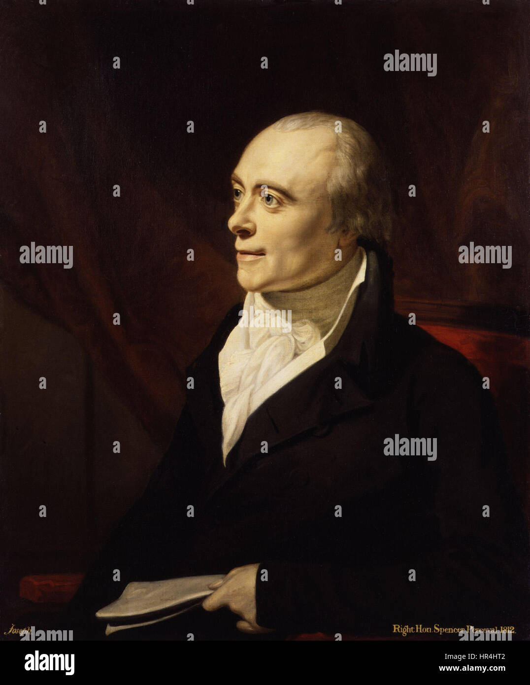 Spencer Perceval par George Francis Joseph Banque D'Images