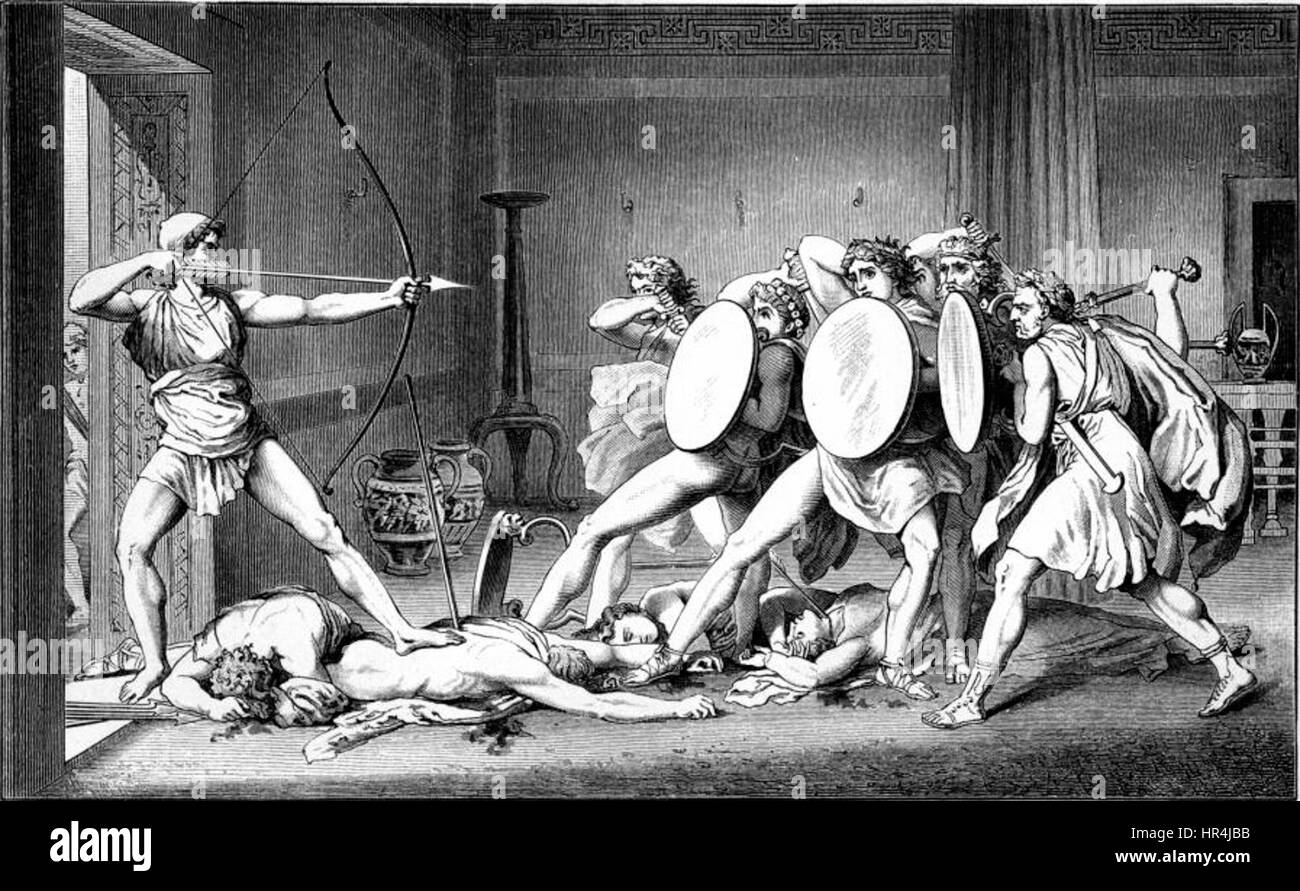 De Odysseus Schwab livre 1 Banque D'Images