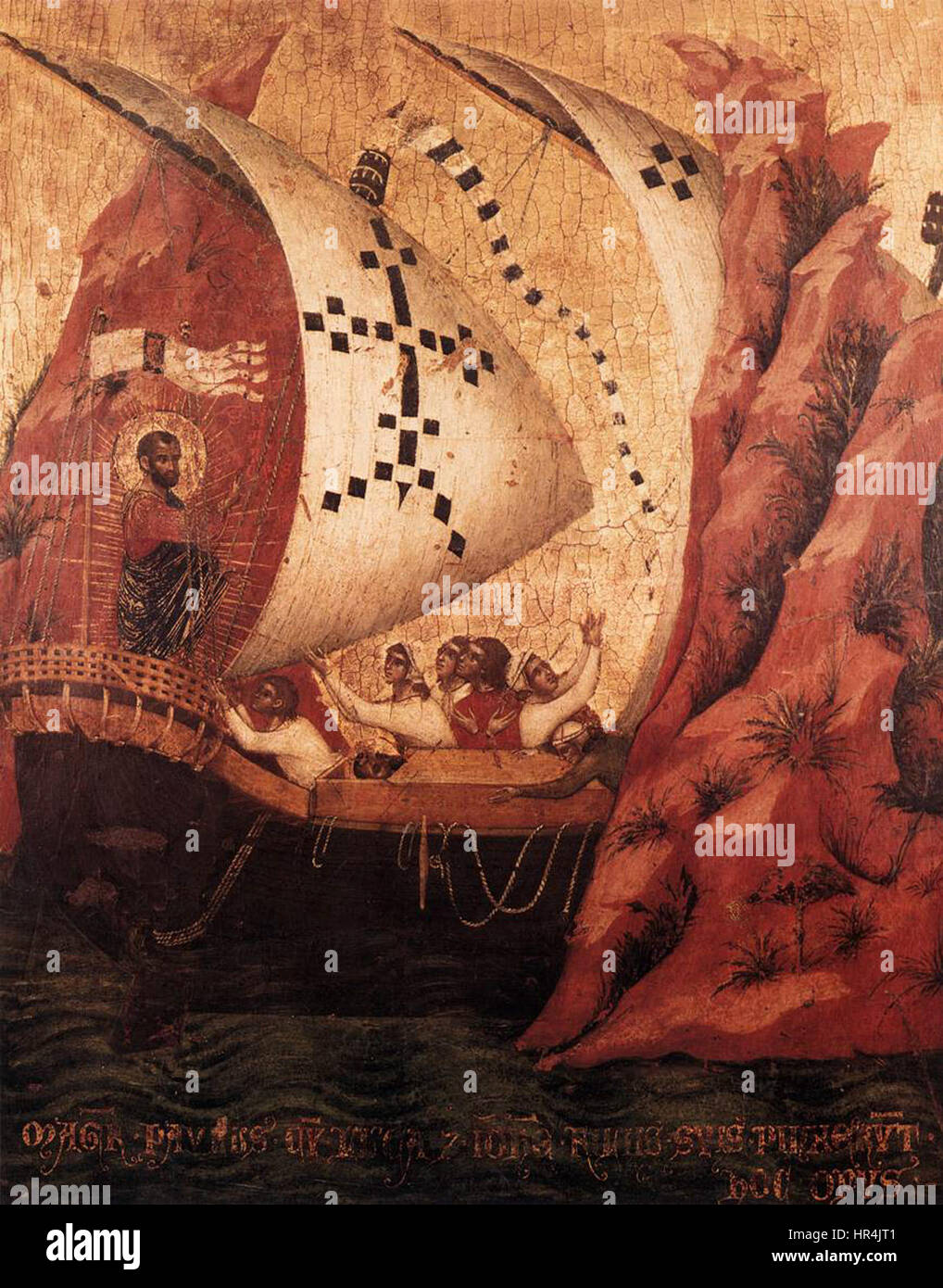 Paolo Veneziano - une scène de la vie de saint Marc - WGA16999 Banque D'Images