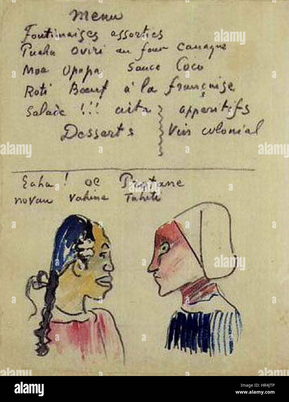 Onze spéciaux Eaha Protane Oe no vau Vahine Tahiti Banque D'Images