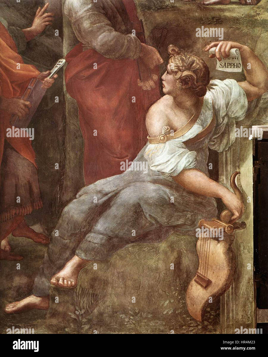 *Parnaso 07* est une représentation du mont Parnasse, un lieu dans la mythologie grecque associé à la poésie et aux art. La peinture capte l’inspiration divine et les références classiques du décor mythologique, mettant en valeur des thèmes artistiques. Banque D'Images