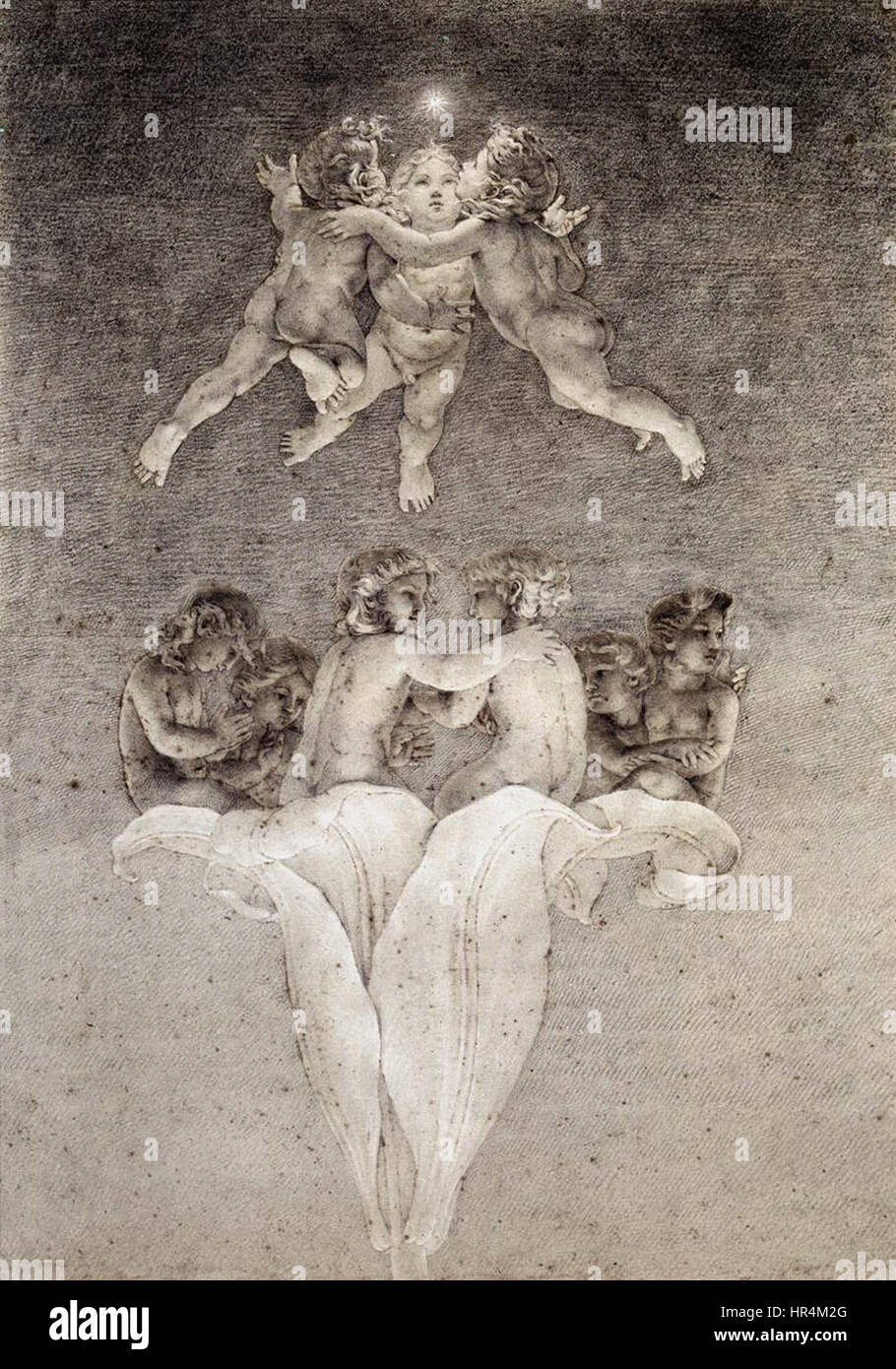 Philipp Otto Runge - Lily de Lumière et Étoile du Matin - WGA20522 Banque D'Images