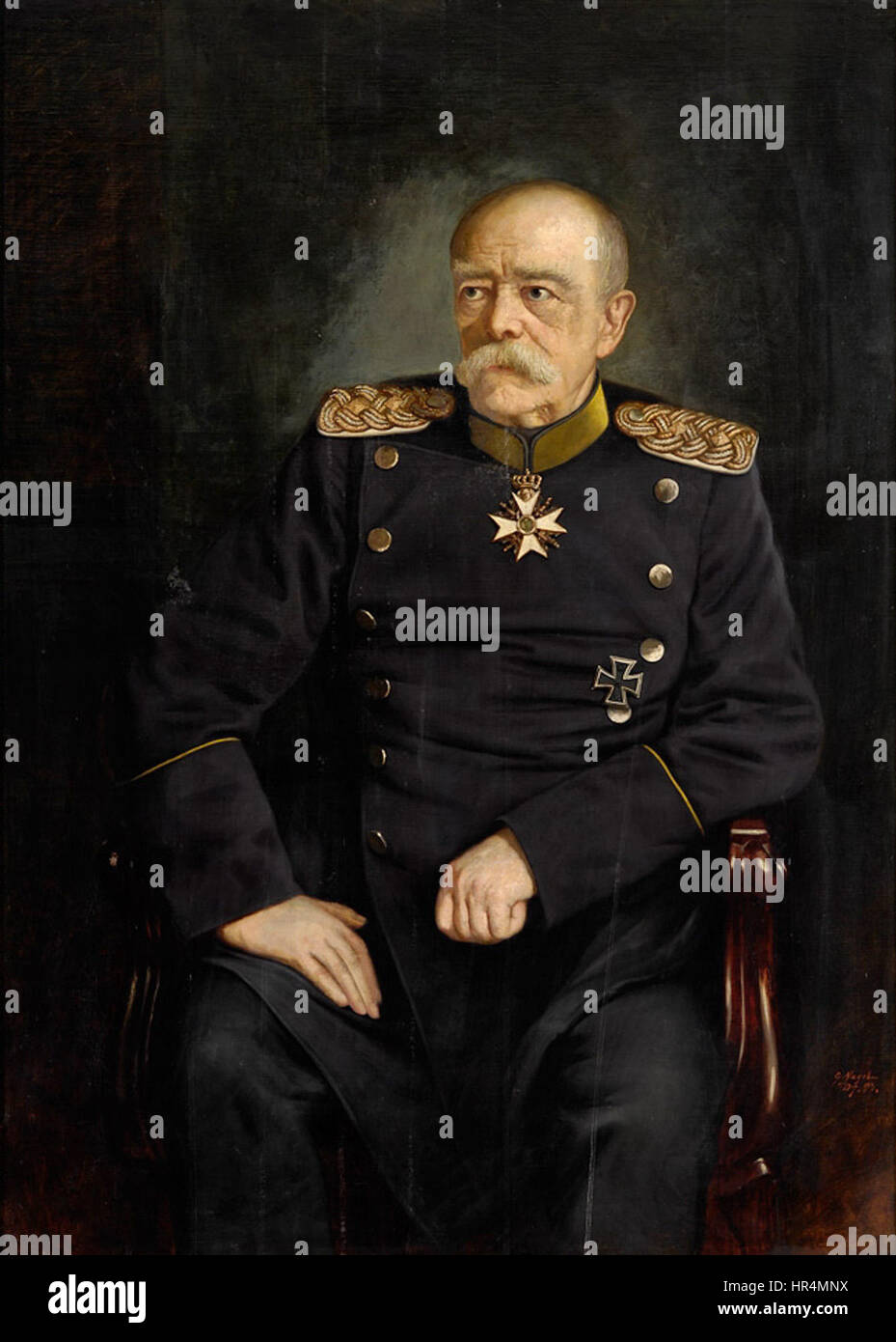 Bismarck Portrait 1894 Banque D'Images