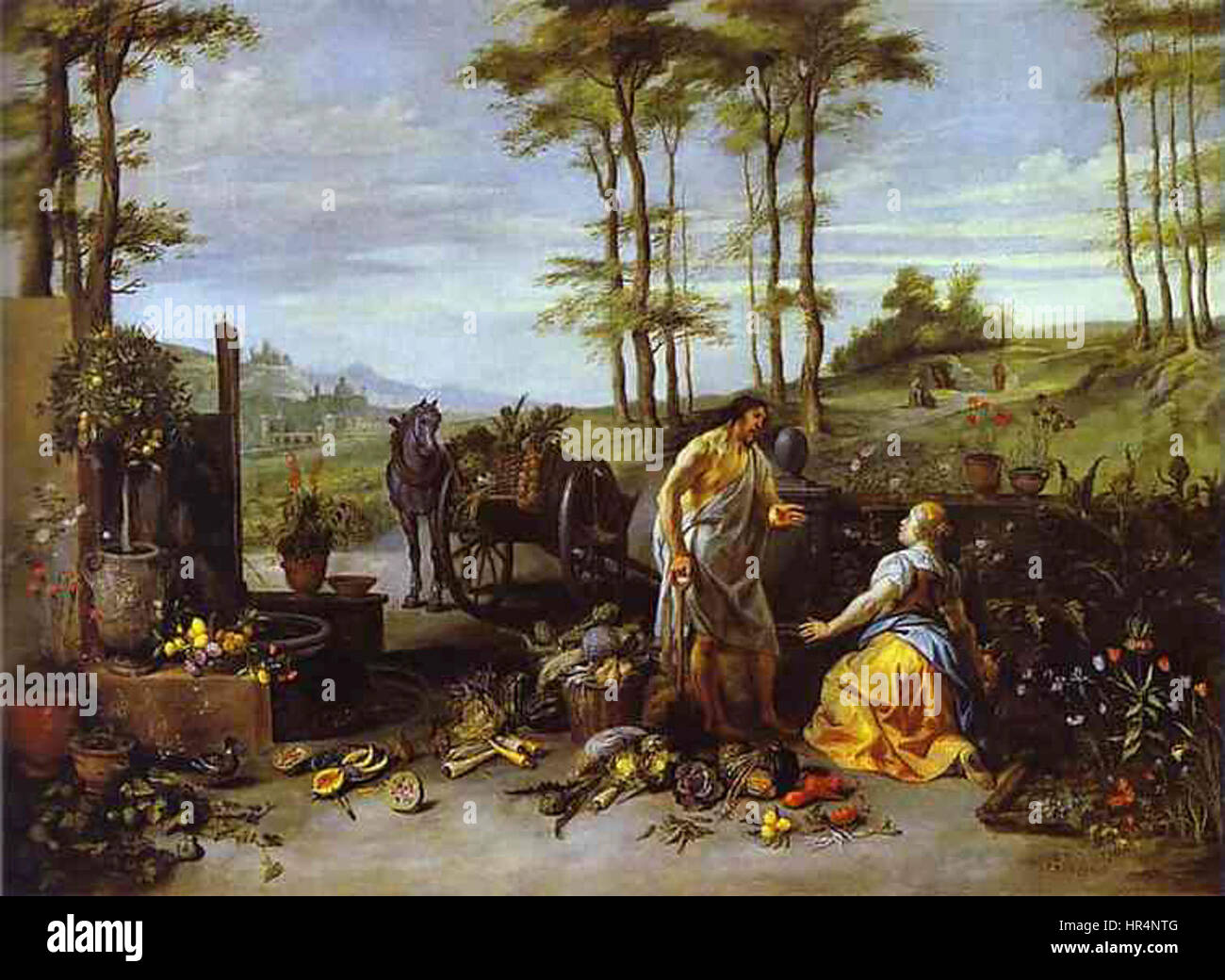 Noli me tangere c. 1630 Jan Brueghel le Jeune Banque D'Images