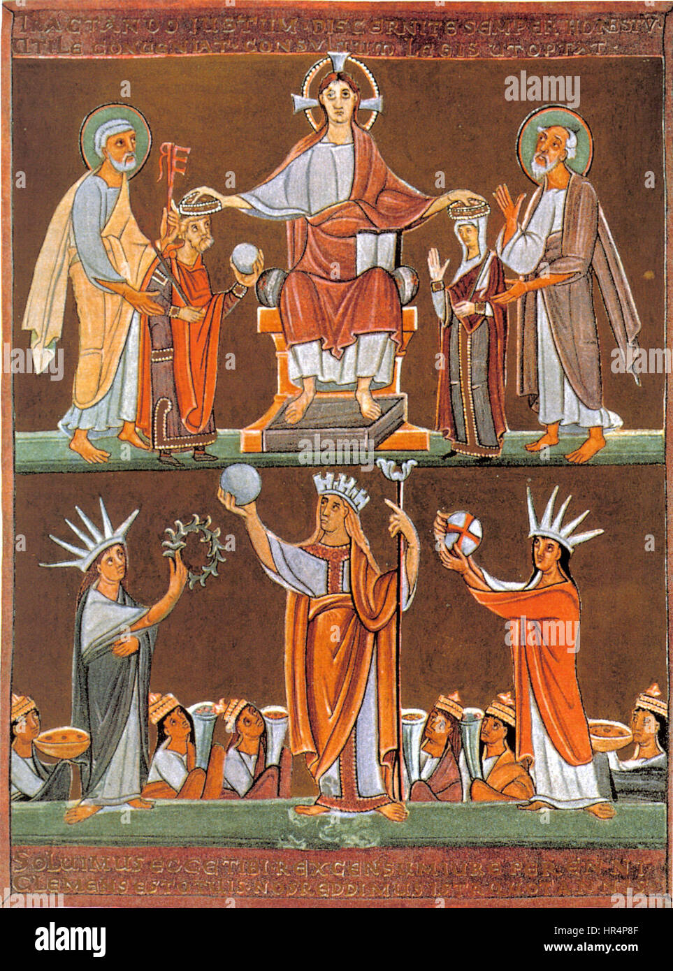 Perikopenbuch Heinrich und Kunigunde Banque D'Images