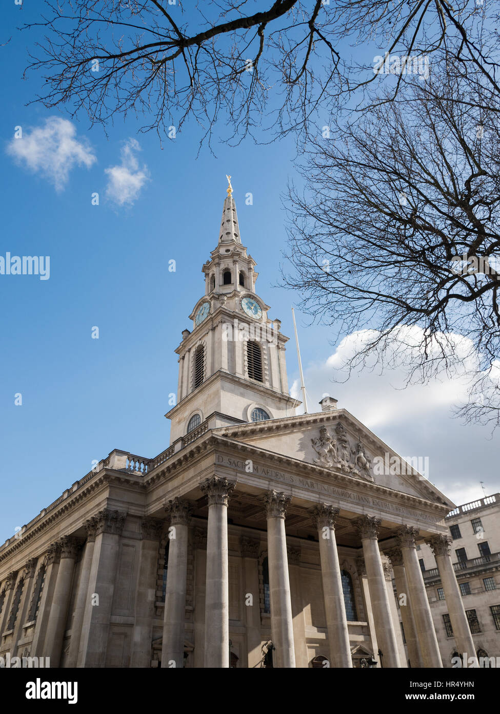 St Martin-in-the-Fields Church Trafalgar Square Banque D'Images
