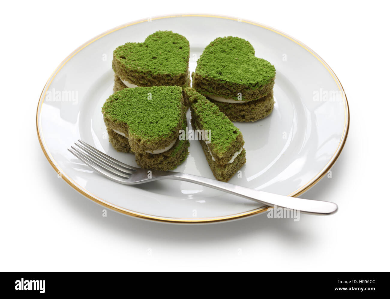 Gateau Vert Irlandais Dessert Maison Pour La Saint Patrick Photo Stock Alamy
