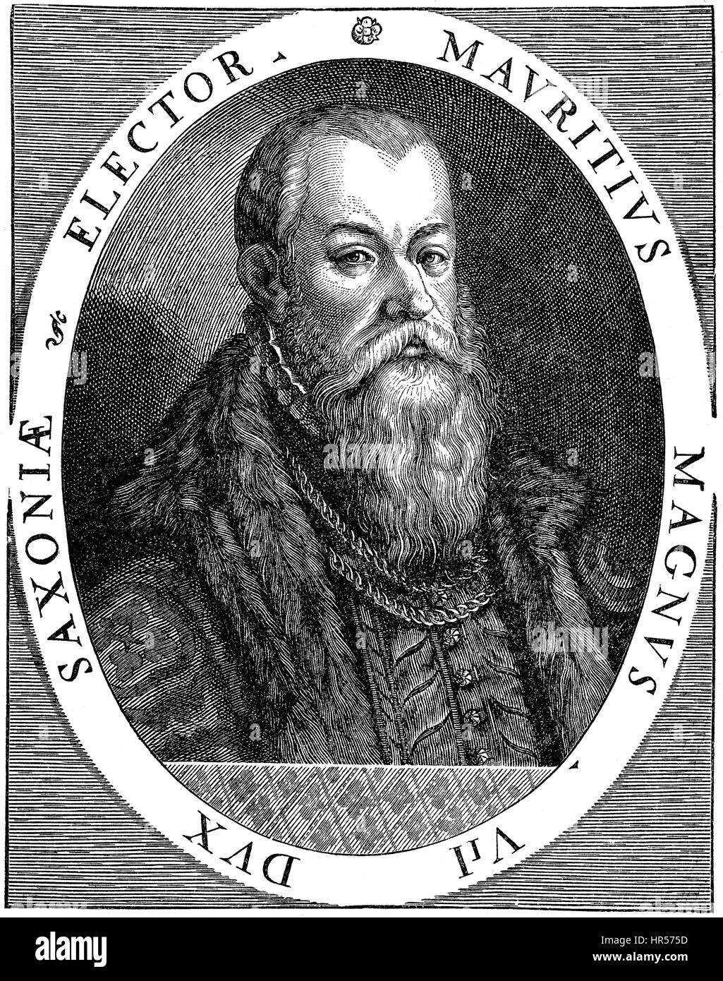 Maurice, 1521-1553, et plus tard duc de Saxe Banque D'Images