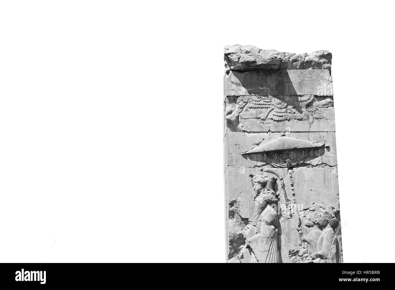 Blur en Iran persepolis les ruines des monuments historiques et ruines de destination Banque D'Images