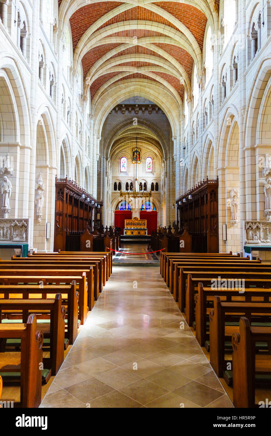 Nef de l'abbaye de Buckfast Ashburton Devon England UK Banque D'Images