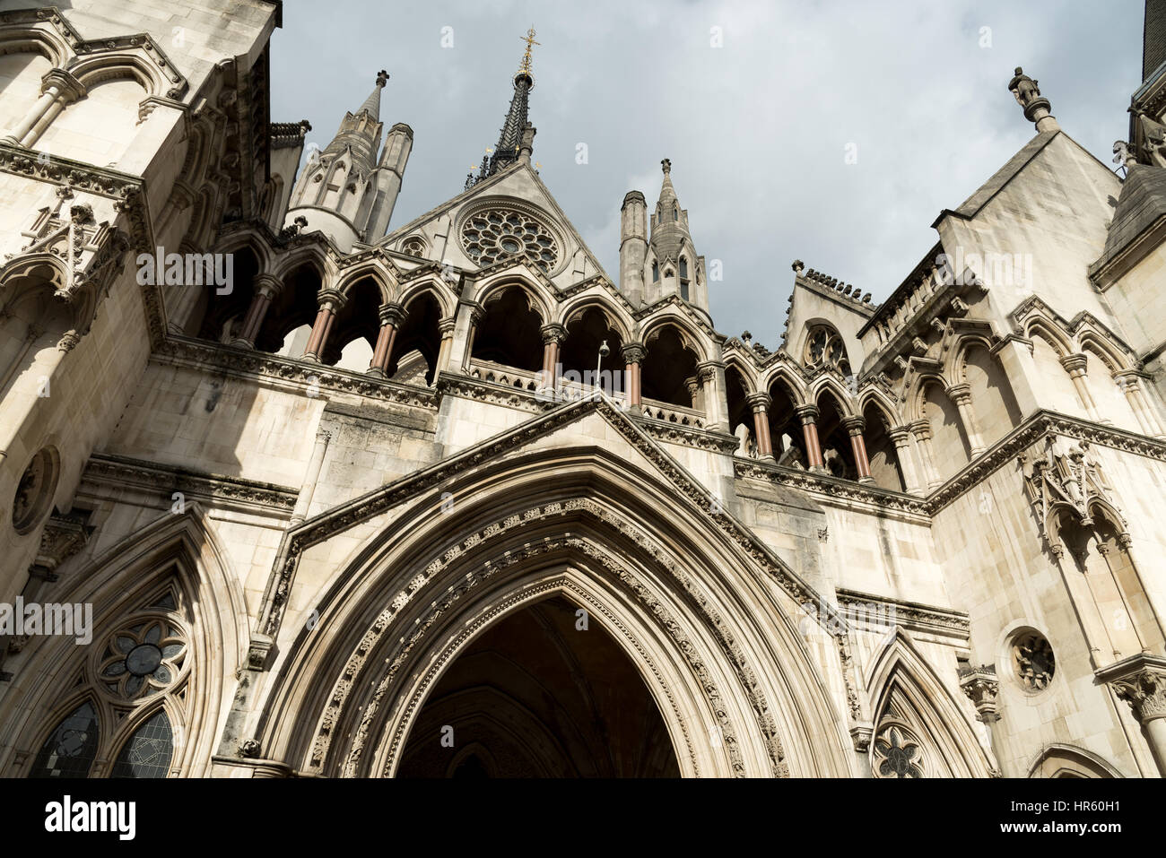 Haute Cour de Justice, London, England, UK Banque D'Images