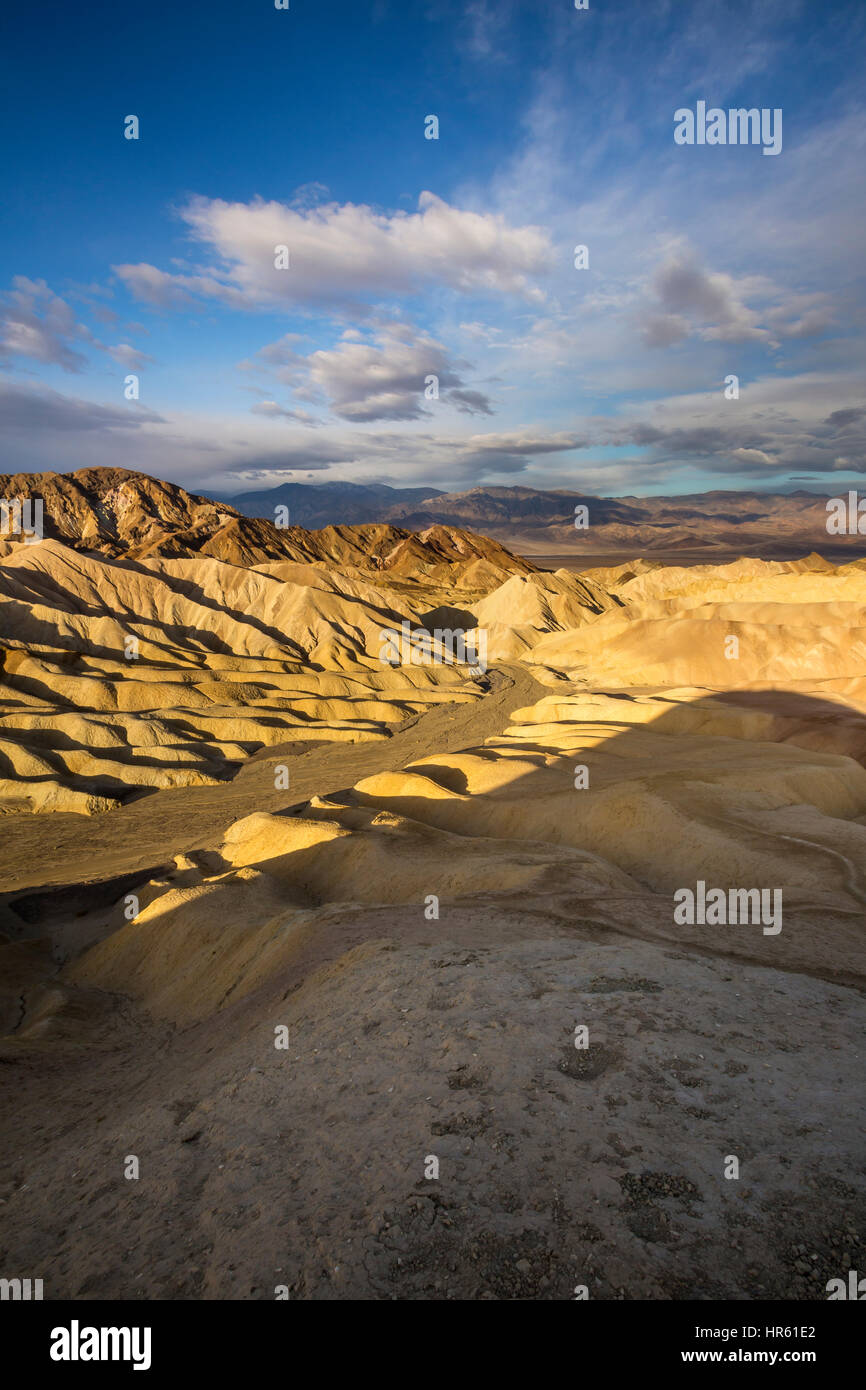 Zabriskie Point Zabriskie point, Death Valley National Park, Death Valley, California, United States, Amérique du Nord Banque D'Images