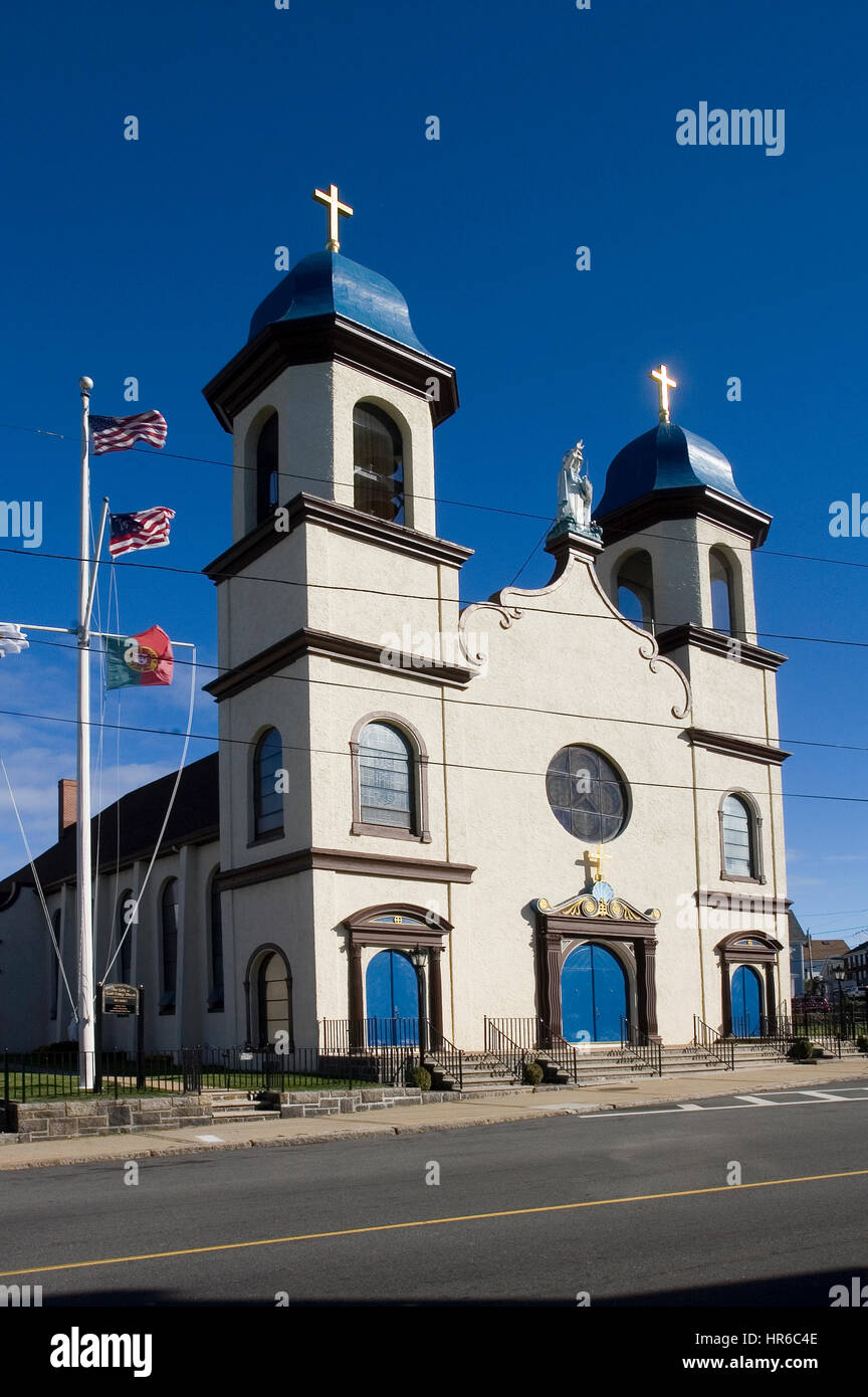 Notre Dame de Bon Voyage, une église catholique de la ville de pêcheurs de Gloucester, Massachusetts Banque D'Images