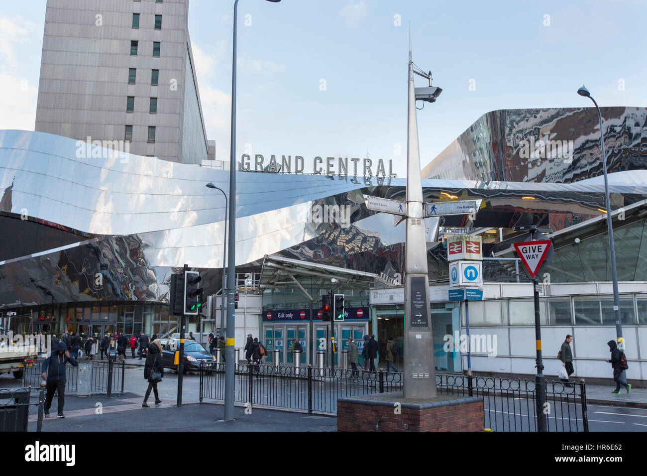 Grand Central shopping centre à la gare New Street de Birmingham, UK Banque D'Images