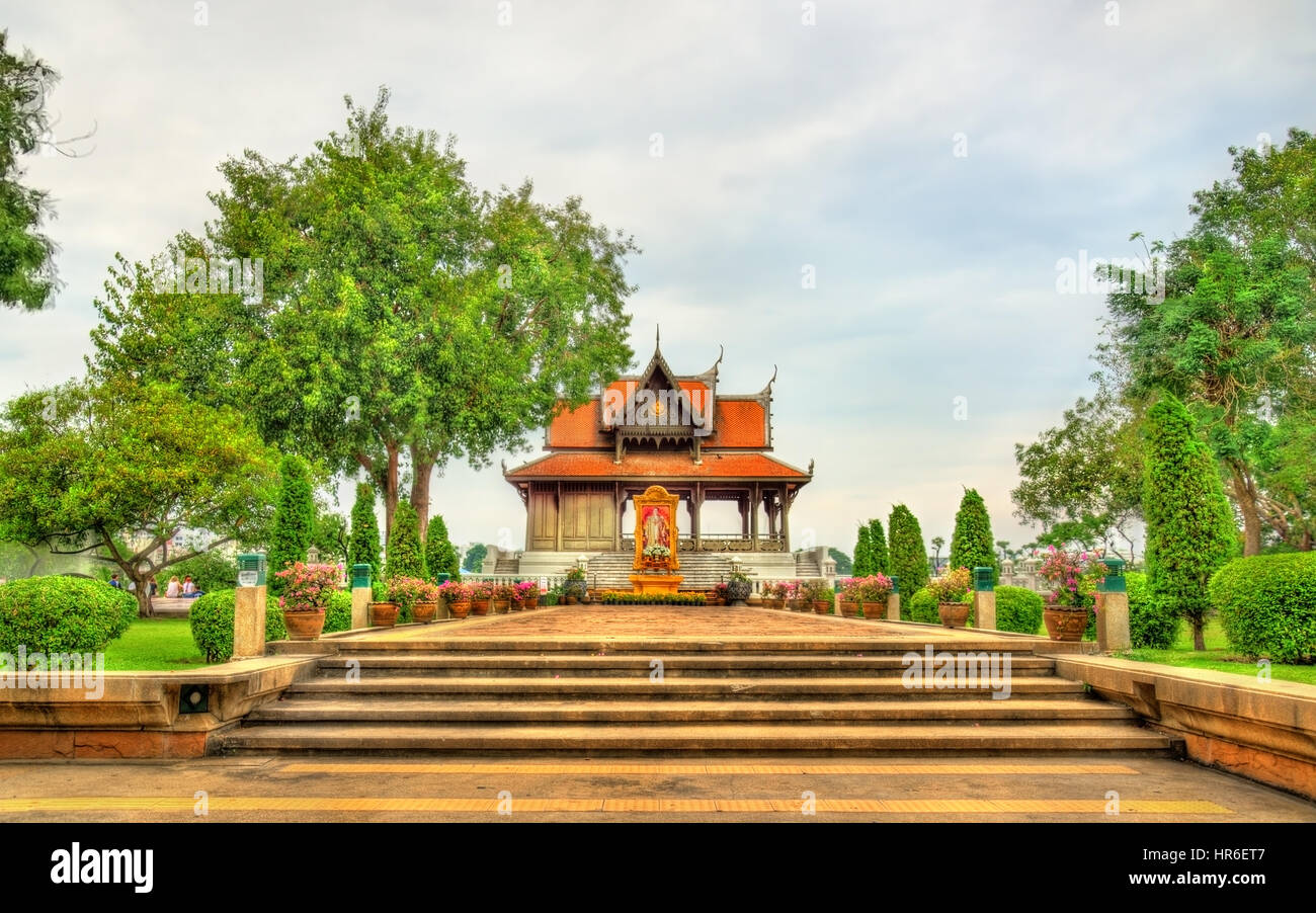 Santi Chai Prakan Pavilion à Bangkok, Thaïlande Banque D'Images