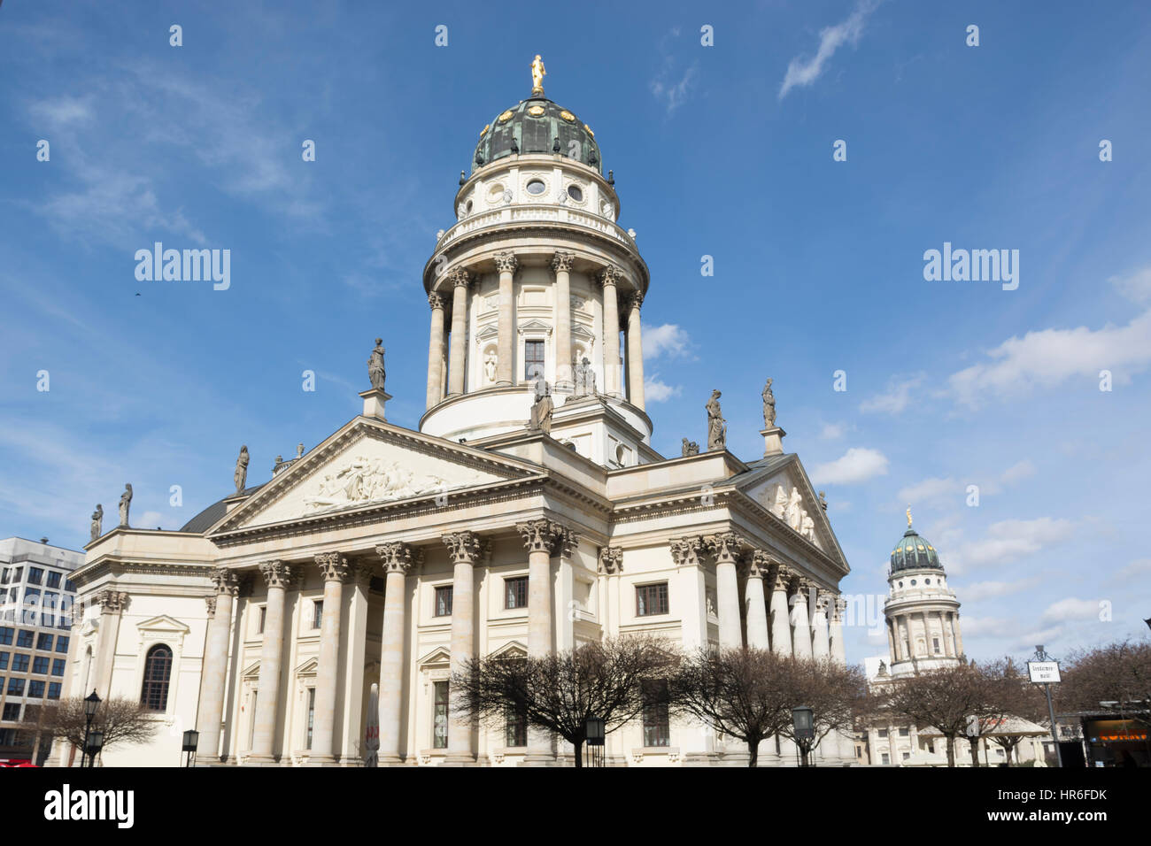 Berlin Gendarmenmarkt, Cathédrale allemande ou Deutscher Dom. Mitte, Berlin, Allemagne Banque D'Images