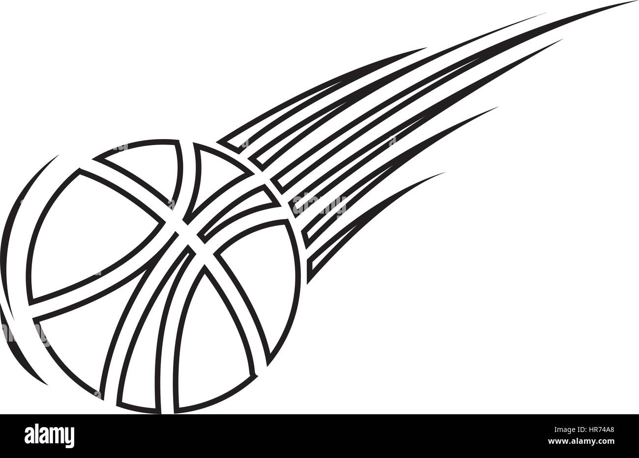 Basket-ball sport design icône silhouette Illustration de Vecteur