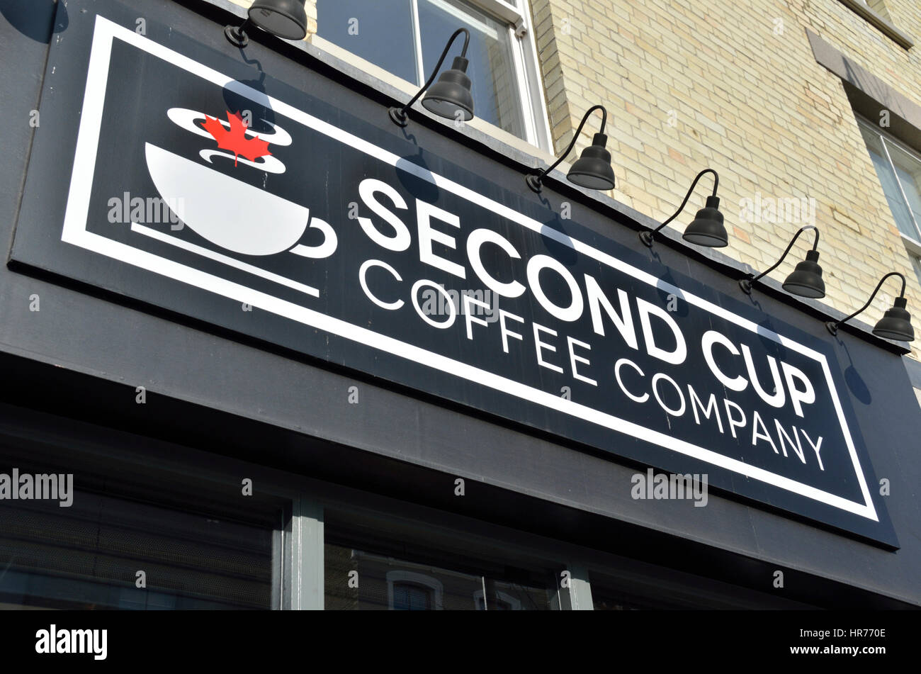 Second Cup Coffee Company cafe à Portobello Road, Londres, Royaume-Uni  Photo Stock - Alamy