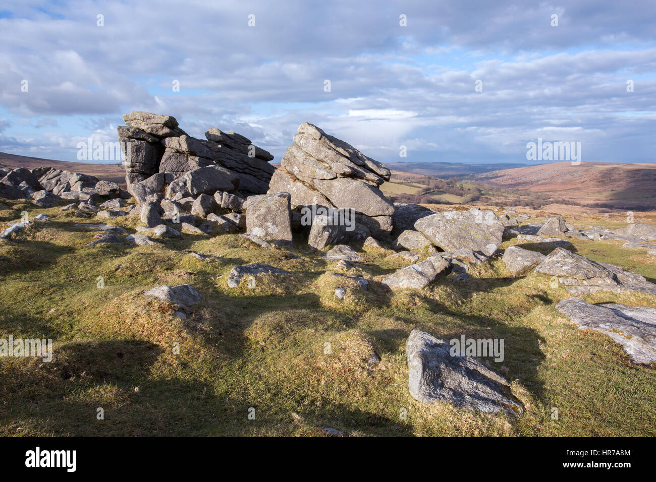 Haut Tor Dartmoor National Park Devon Uk Banque D'Images Haut Tor Dartmoor National Park Devon Uk Banque D'Images