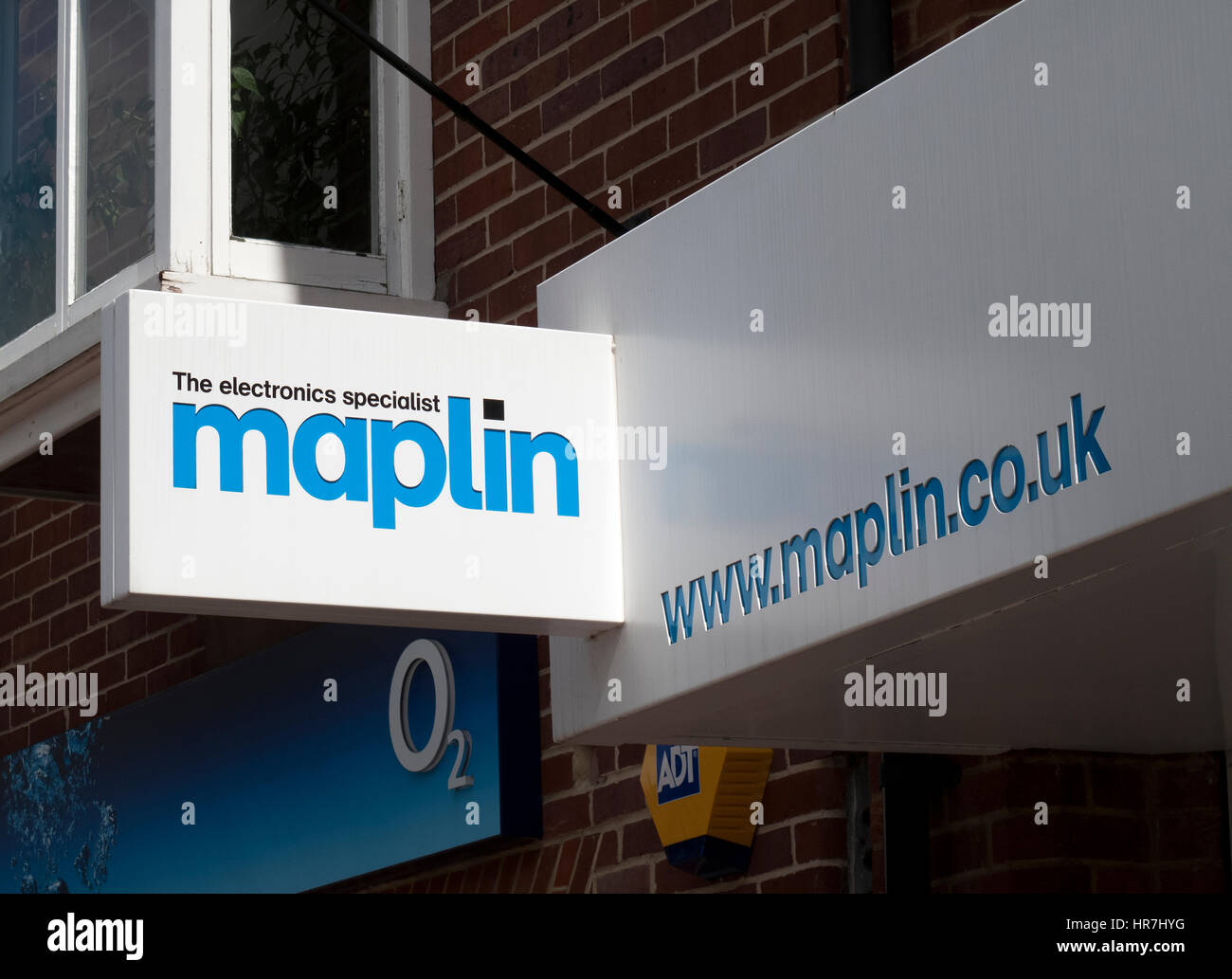 Maplin signer plus de magasin, spécialiste de la vente au détail de l'électronique Banque D'Images