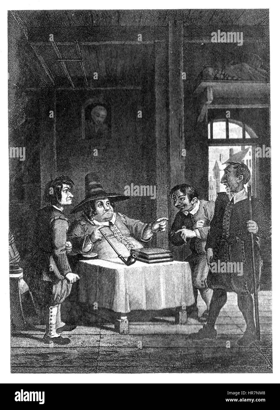 Wouter van Twiller était un administrateur colonial néerlandais qui a été directeur de la colonie des nouveaux pays-Bas en Amérique du Nord au début du XVIIe siècle. Son mandat a été marqué par des luttes avec les peuples autochtones et des défis économiques alors que la colonie commençait à s'établir. Banque D'Images