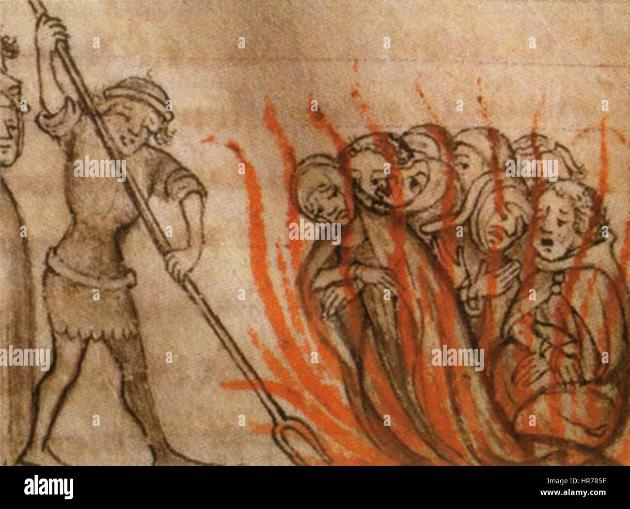 Templiers sur Jeu Banque D'Images