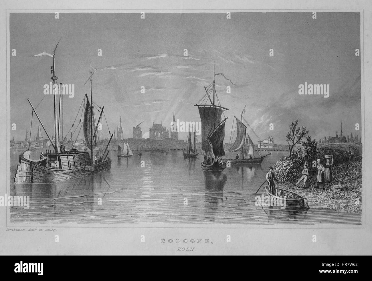 Tombleson Cologne Banque D'Images