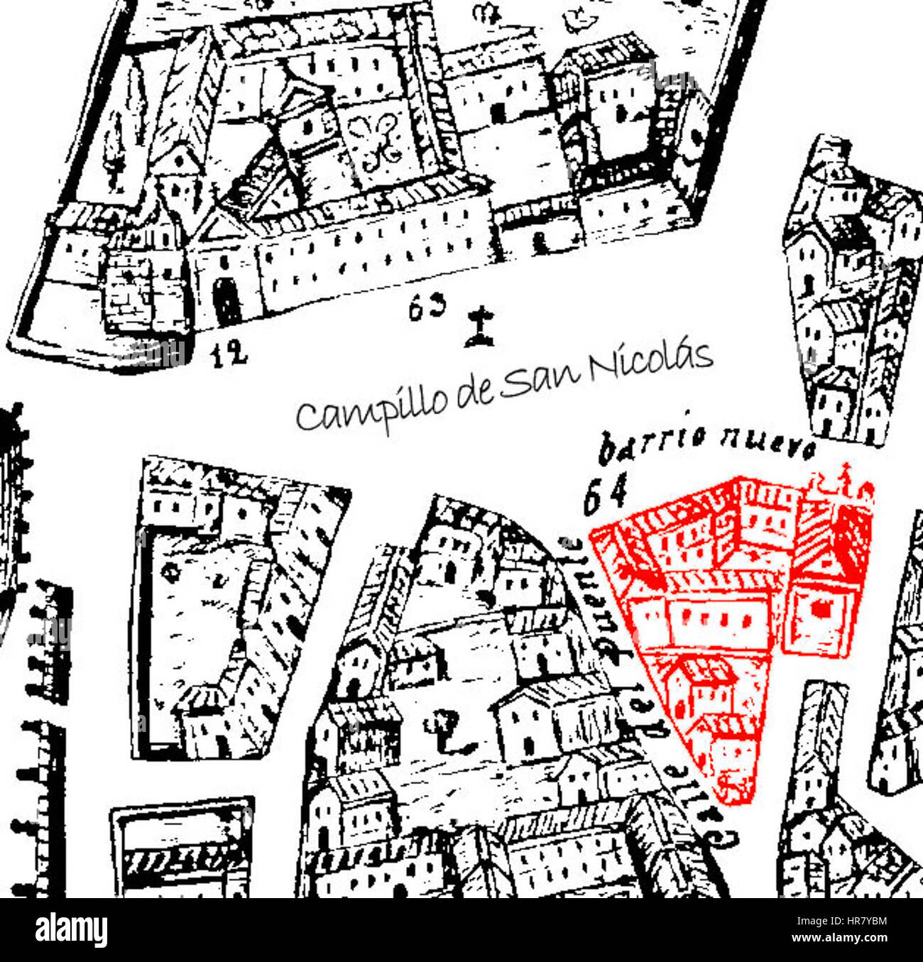 Valladolid Casa Pia Aprobacion Ventura Plano Seco le ni Banque D'Images