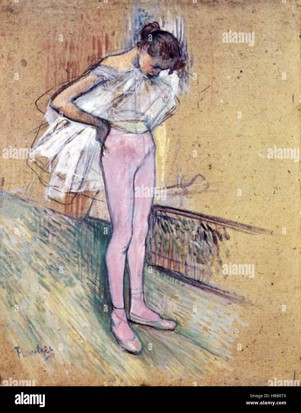 Toulouse-lautrec das erste trikot Banque D'Images
