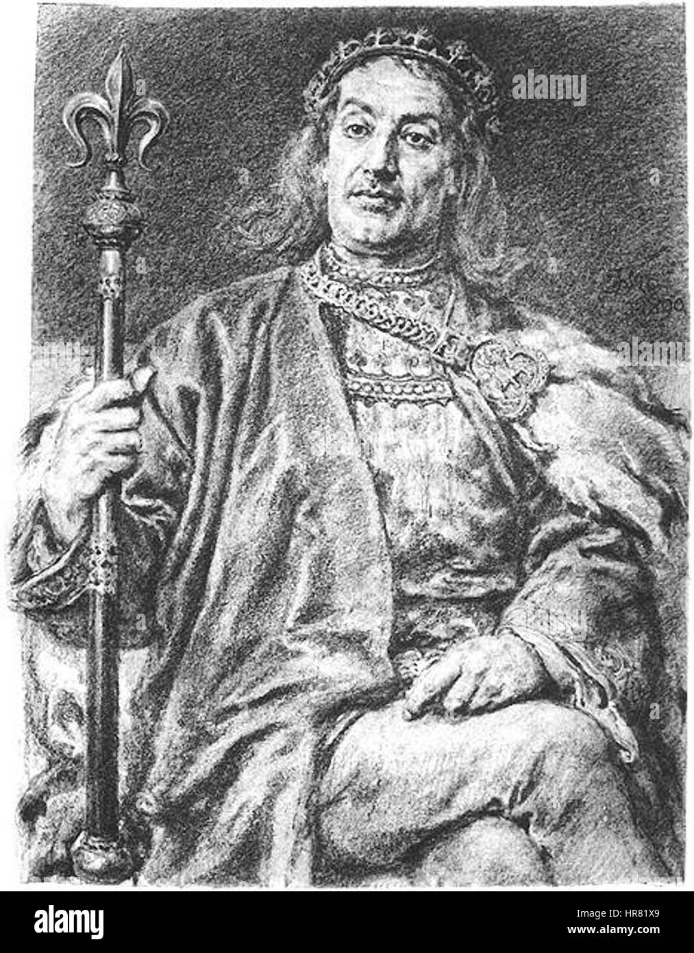 Wladyslaw III Laskonogi Banque D'Images