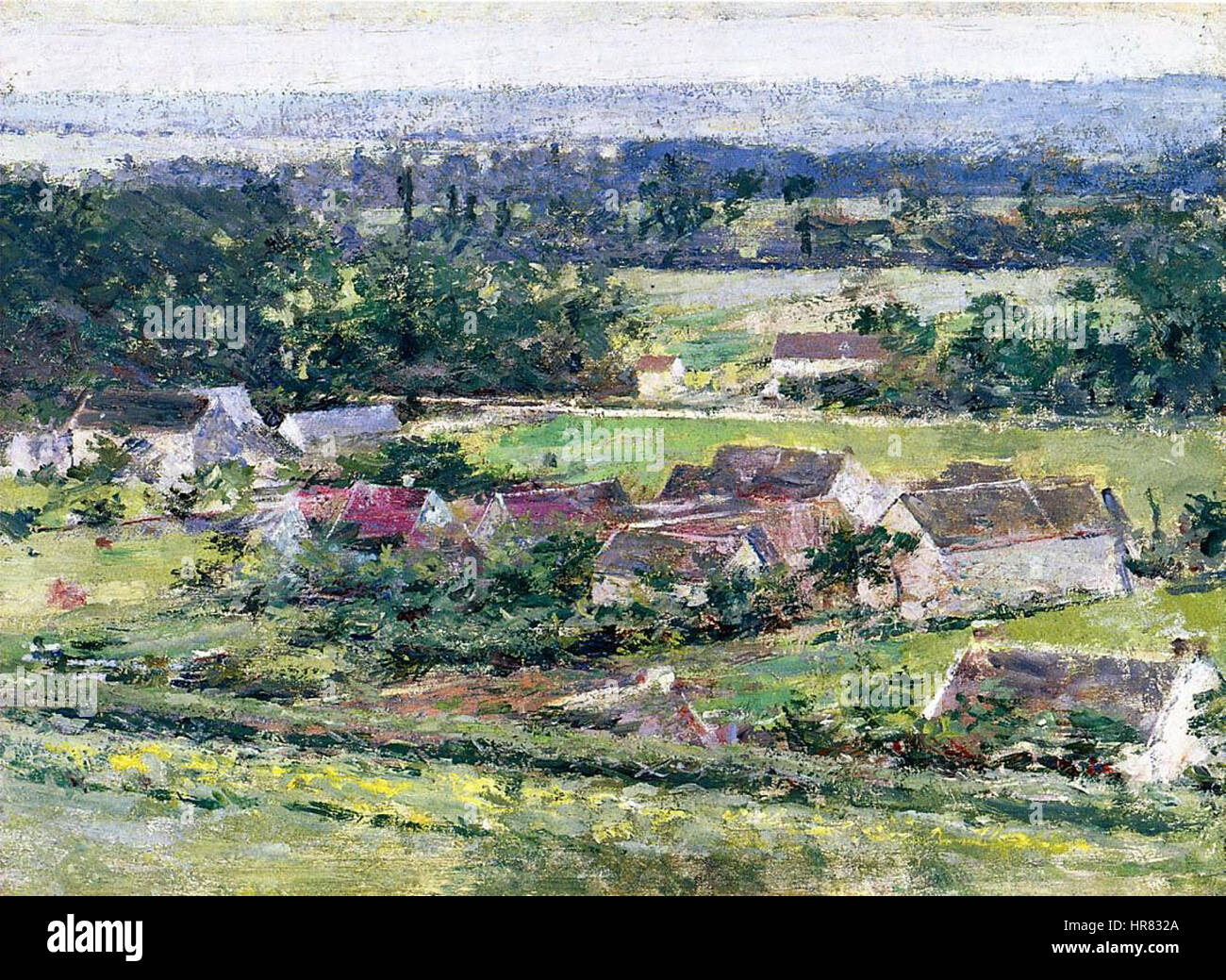 Theodore Robinson Giverny Banque D'Images