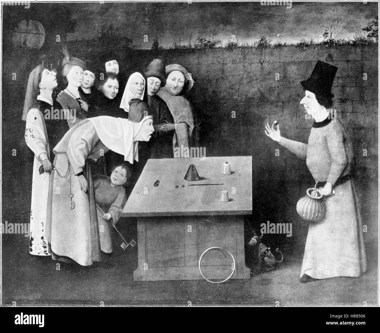 L'Illusionniste par Jheronimus Bosch (1912) Banque D'Images