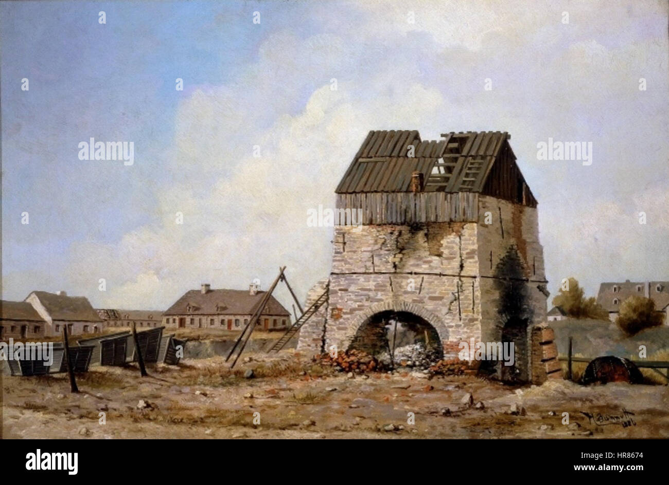 Les Forges du Saint Maurice Banque D'Images