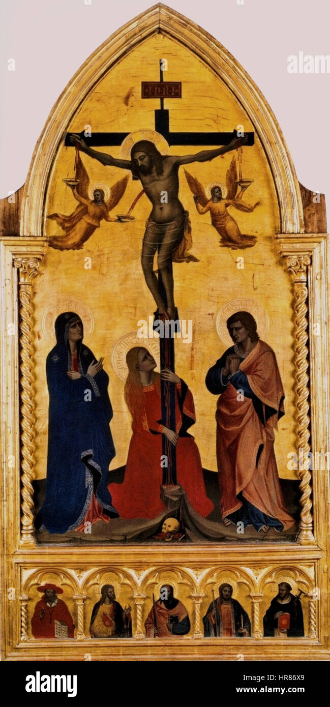 Nardo di Cione Crucifixion Wga Banque D'Images