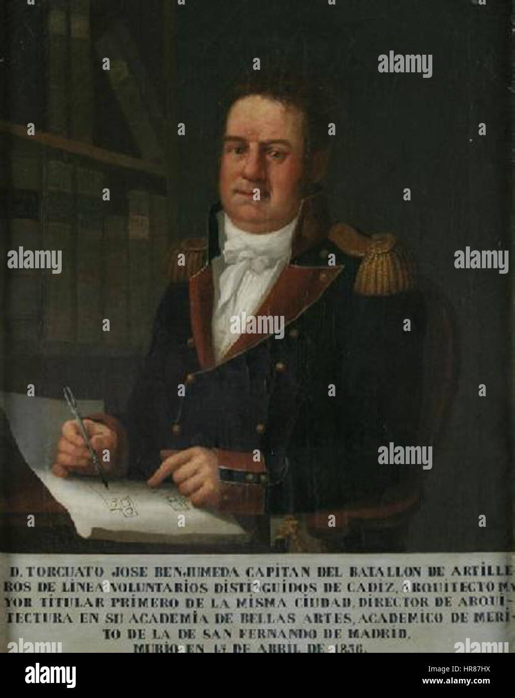 Torcuato Benjumeda était un artiste espagnol remarquable, connu pour ses œuvres reflétant la richesse culturelle de l'Espagne du XVIIIe siècle. Son art capture des thèmes religieux et laïcs, donnant un aperçu de l'esthétique de l'époque. Banque D'Images