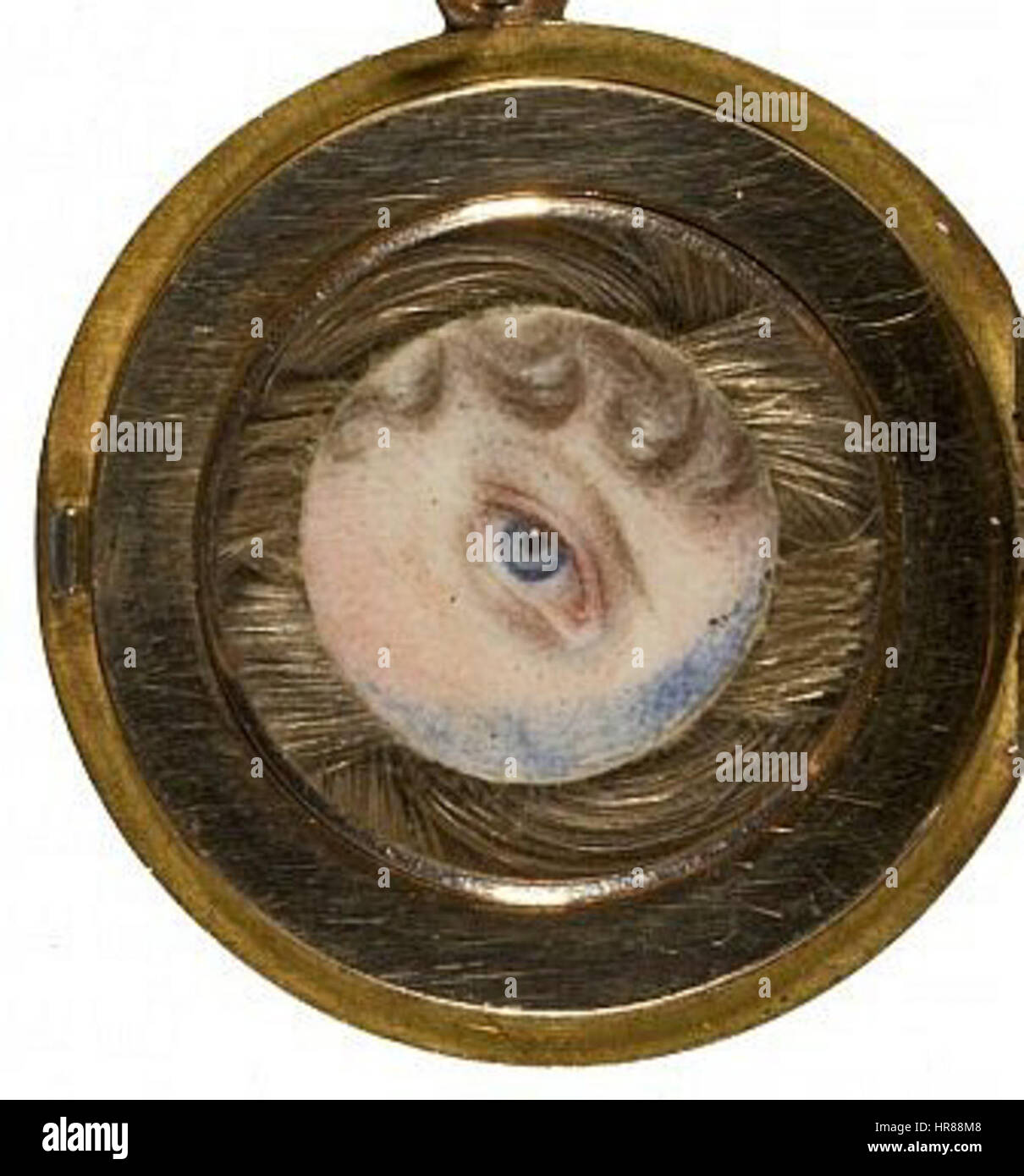 L'Œil de la princesse Charlotte de Galles, 1796 - 1817 par Charlotte Jones Banque D'Images