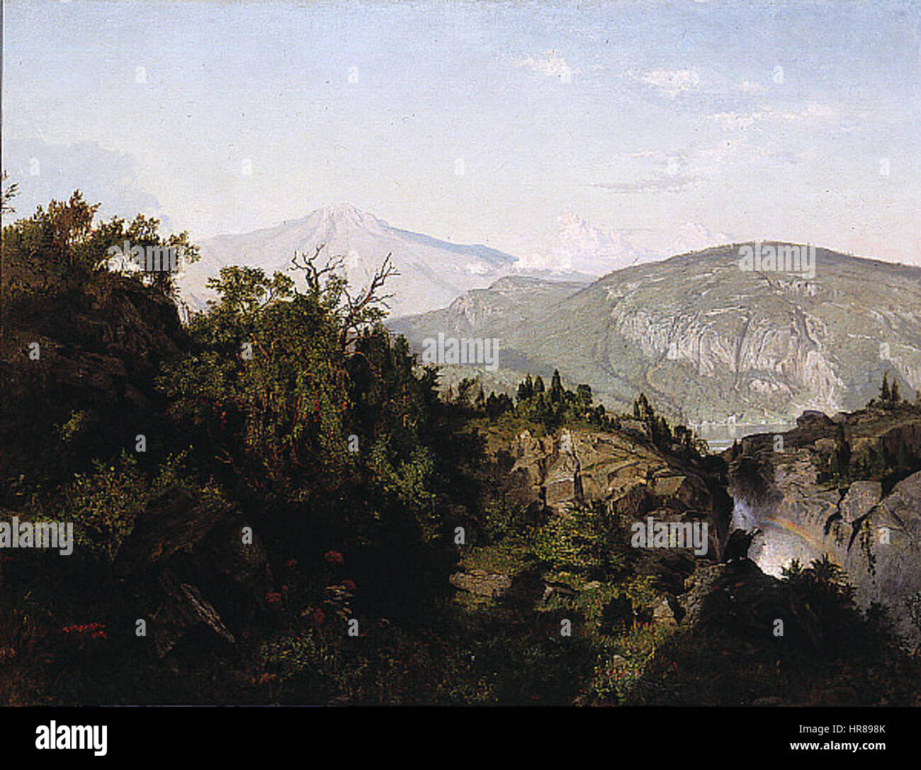 William Trost Richards - Dans les Adirondacks Banque D'Images