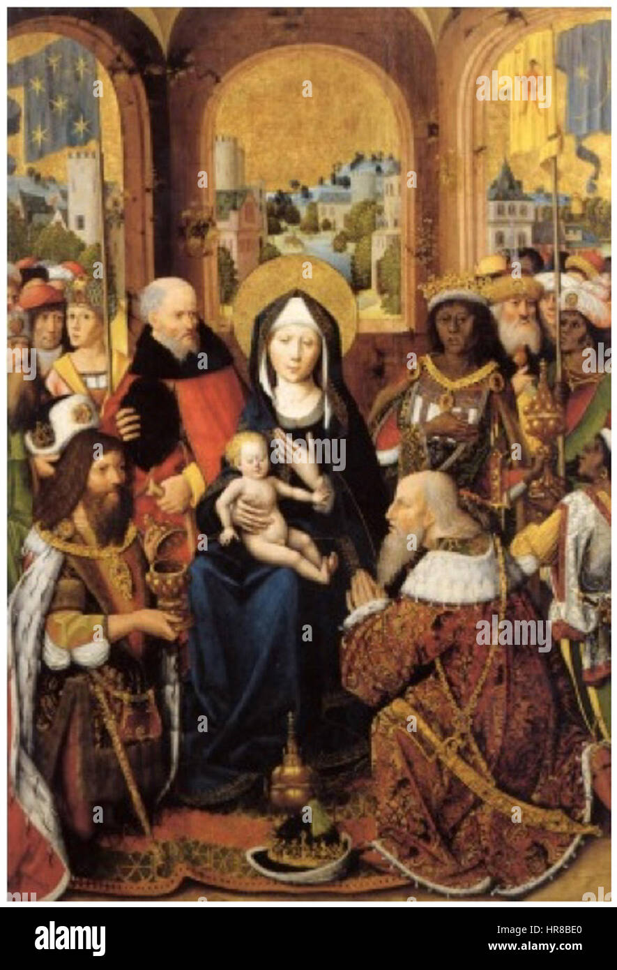 Suermond-Adoration des mages Banque D'Images