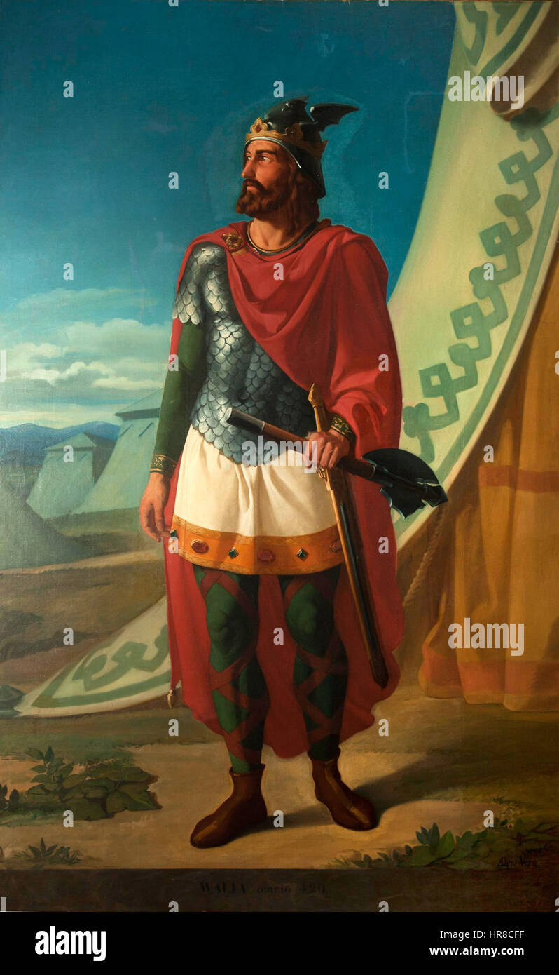 Walia, rey de los Visigodos (Museo del Prado) Banque D'Images