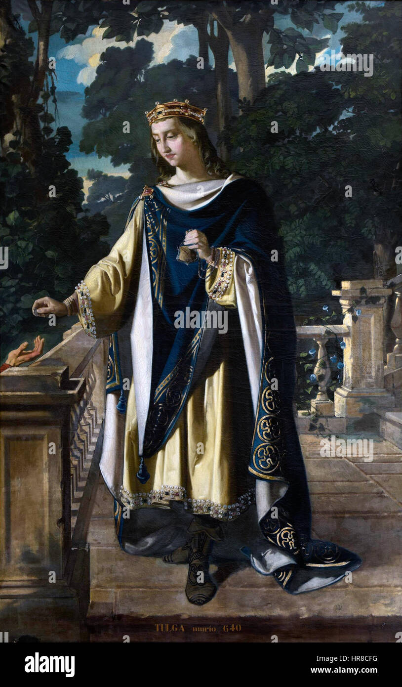 Tulga, rey de los Visigodos (Museo del Prado) Banque D'Images