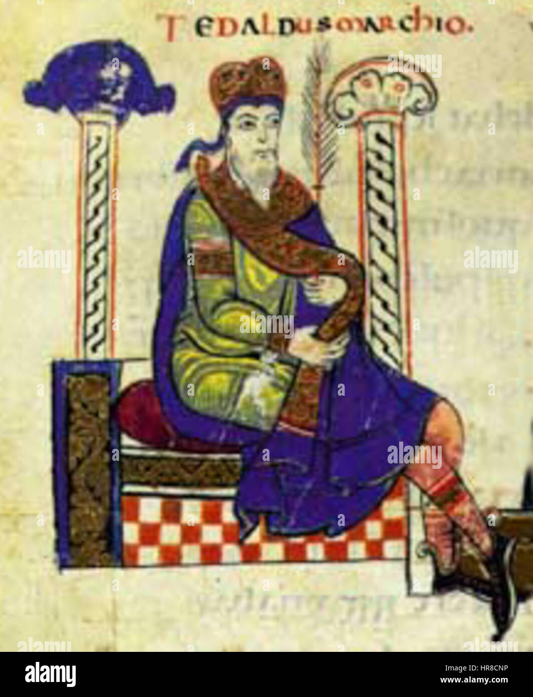 Tedald de Canossa (count) Banque D'Images