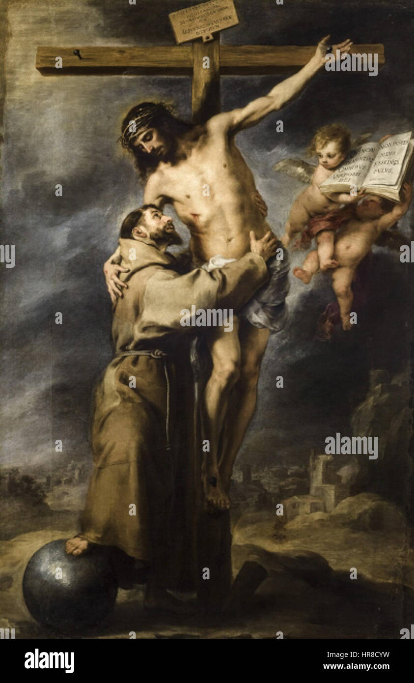 Stfrancisembrace1668 Banque D'Images