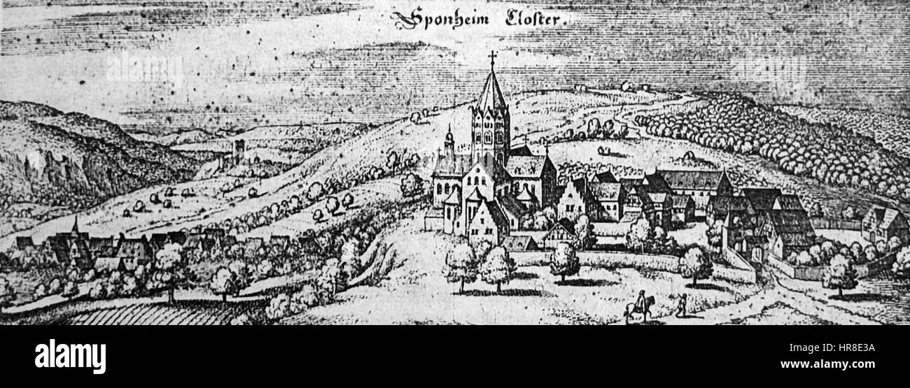 SponheimMerian1650 Banque D'Images