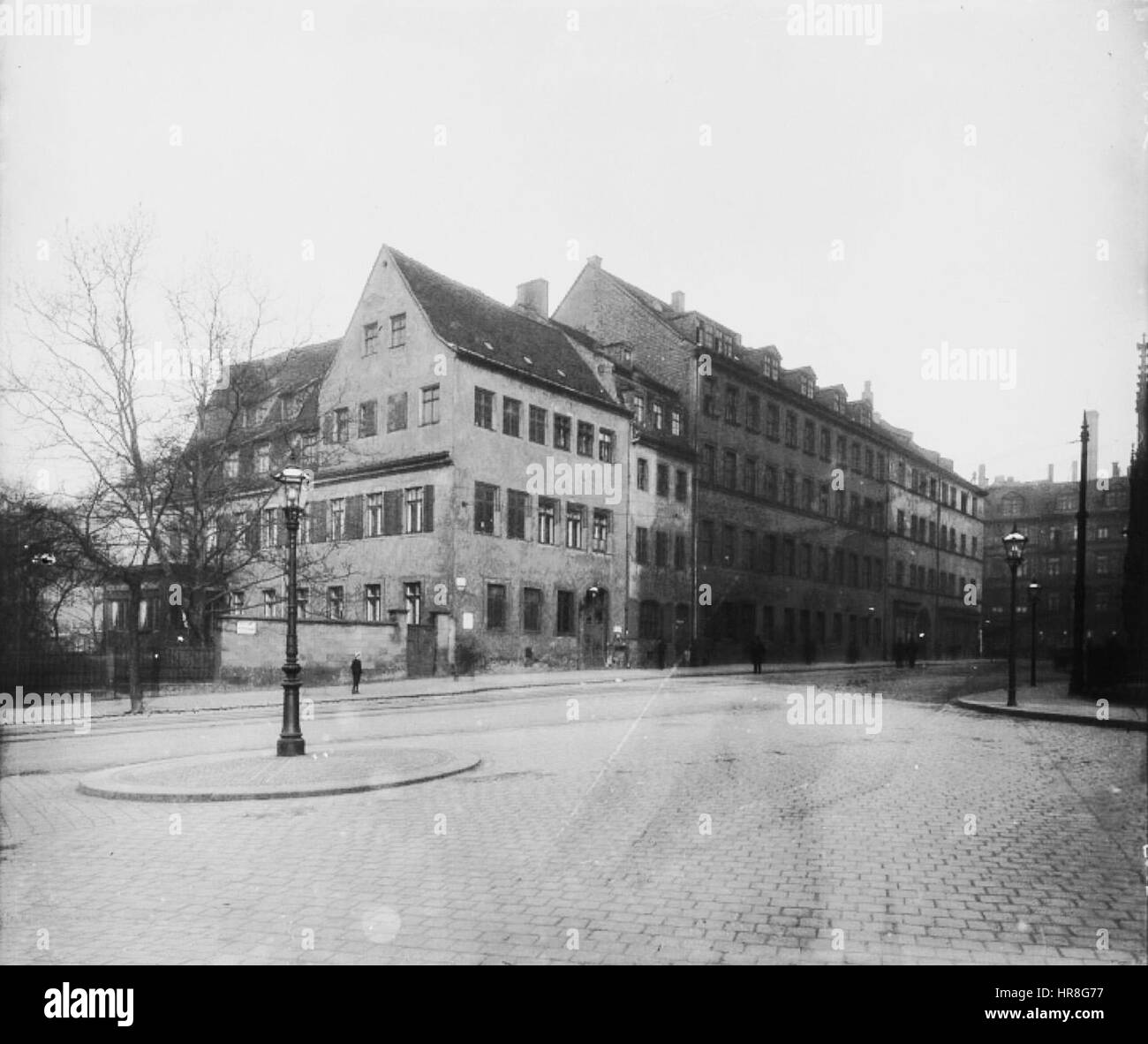 Thomaskirchhof Nordseite 1903 Banque D'Images