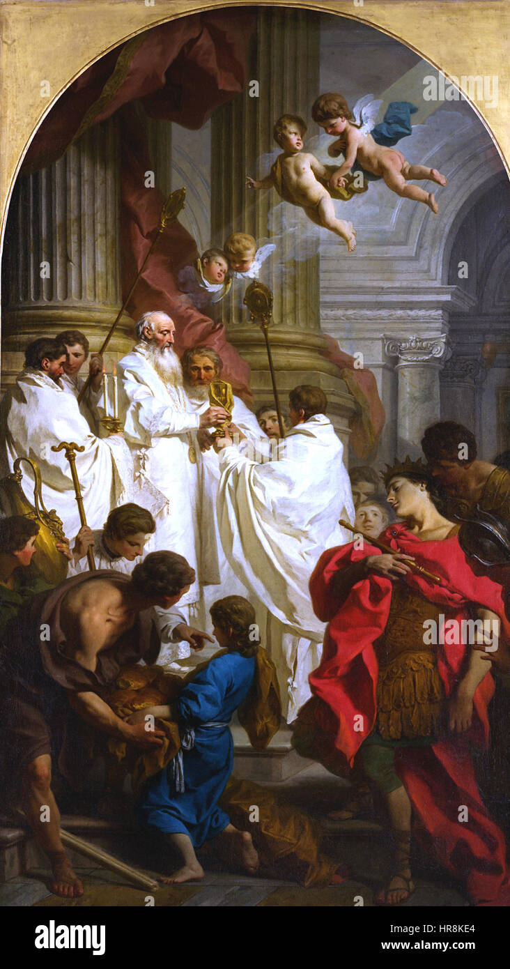 La Messe de Saint Basile Banque D'Images